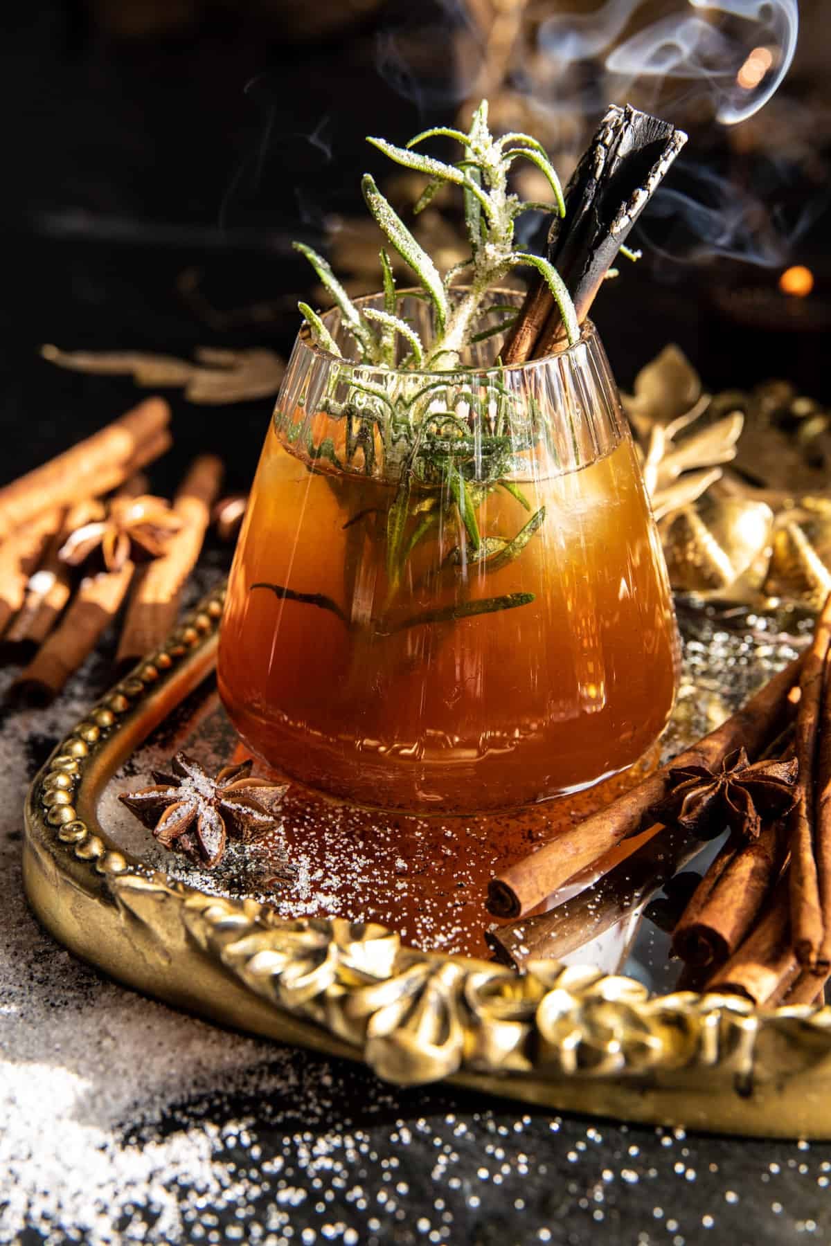 Vanilla Cinnamon Maple Whiskey Sour | halfbakedharvest.com