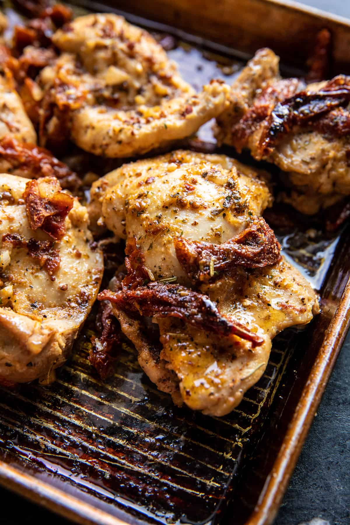 Crockpot Sun-Dried Tomato Chicken | halfnakedharvest.com