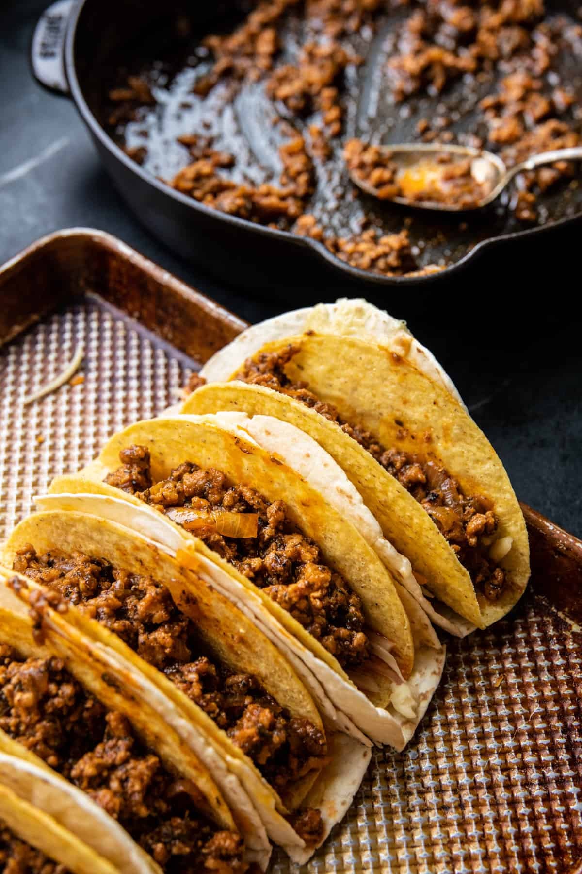 Spicy Buffalo White Chicken Chili Tacos | halfbakedharvest.com