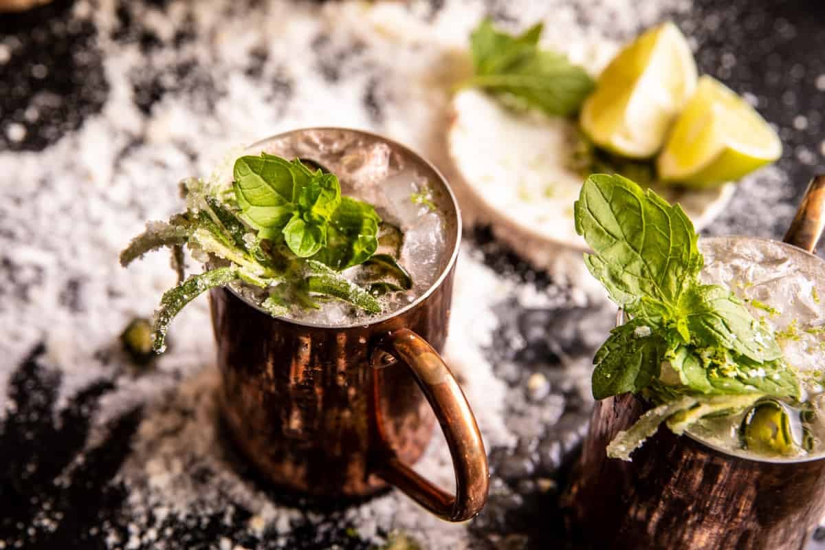 Spicy Jalapeño Ginger Moscow Mule (with Mocktail) | halfbakedharvest.com
