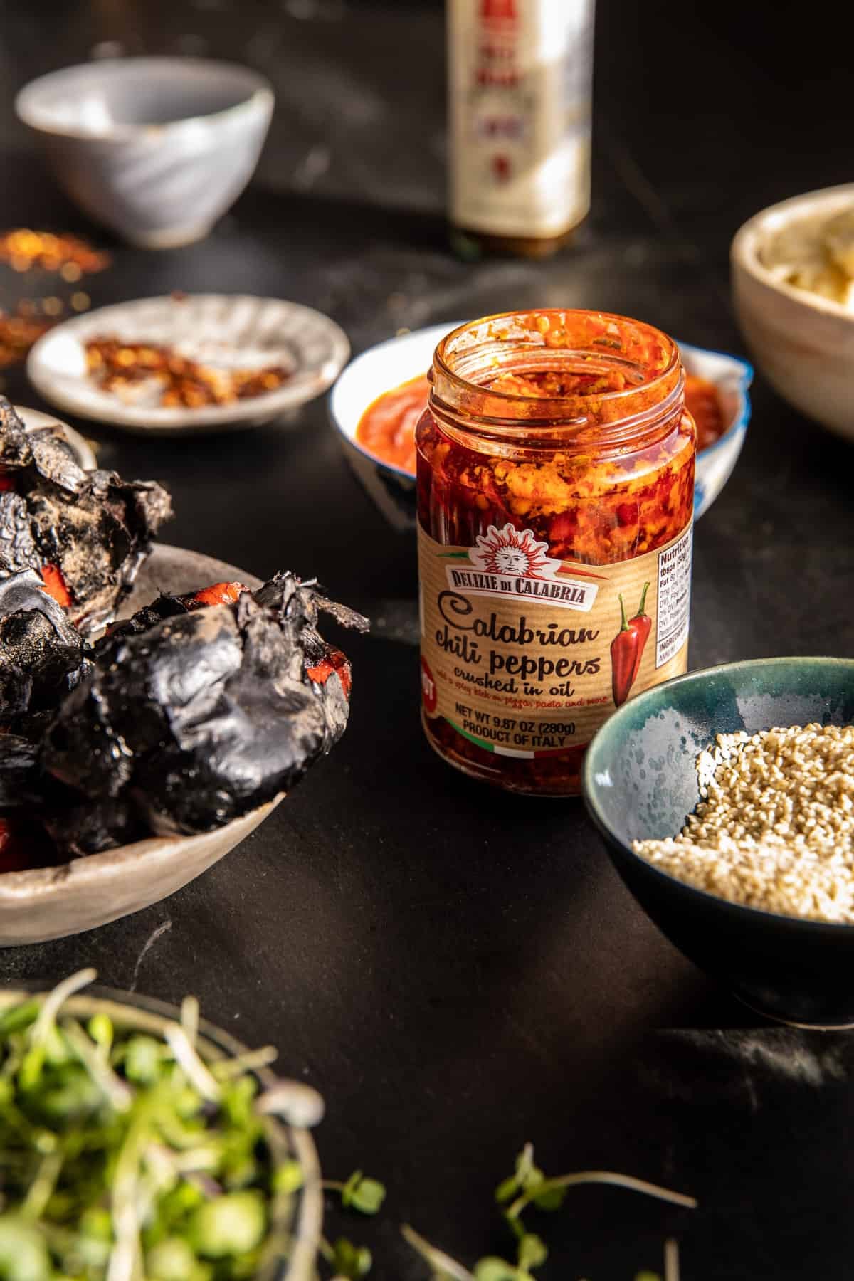 Calabrian Chili Roasted Red Pepper Pizza | halfbakedharvest.com