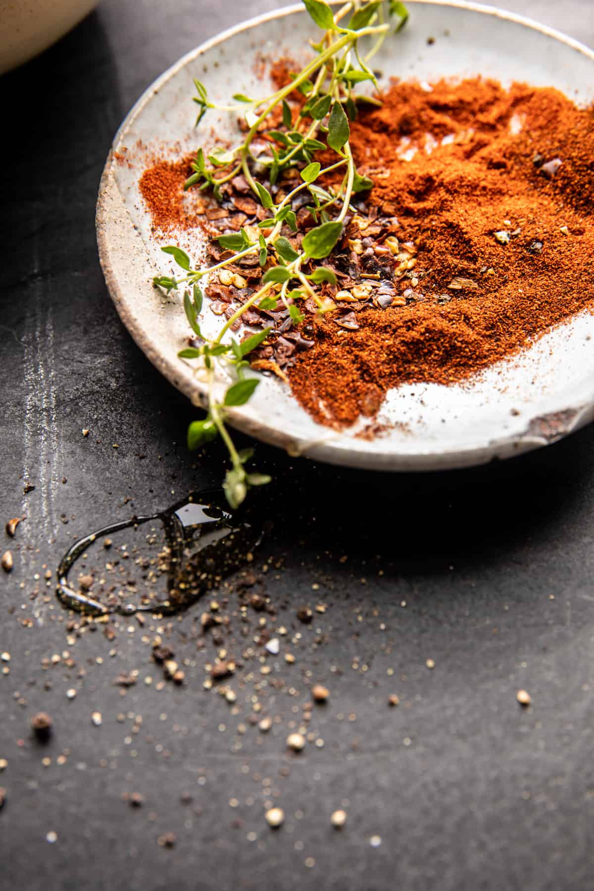 Sheet Pan Honey Mustard Salmon with Caesar Roasted Potatoes | halfbakedharvest.com