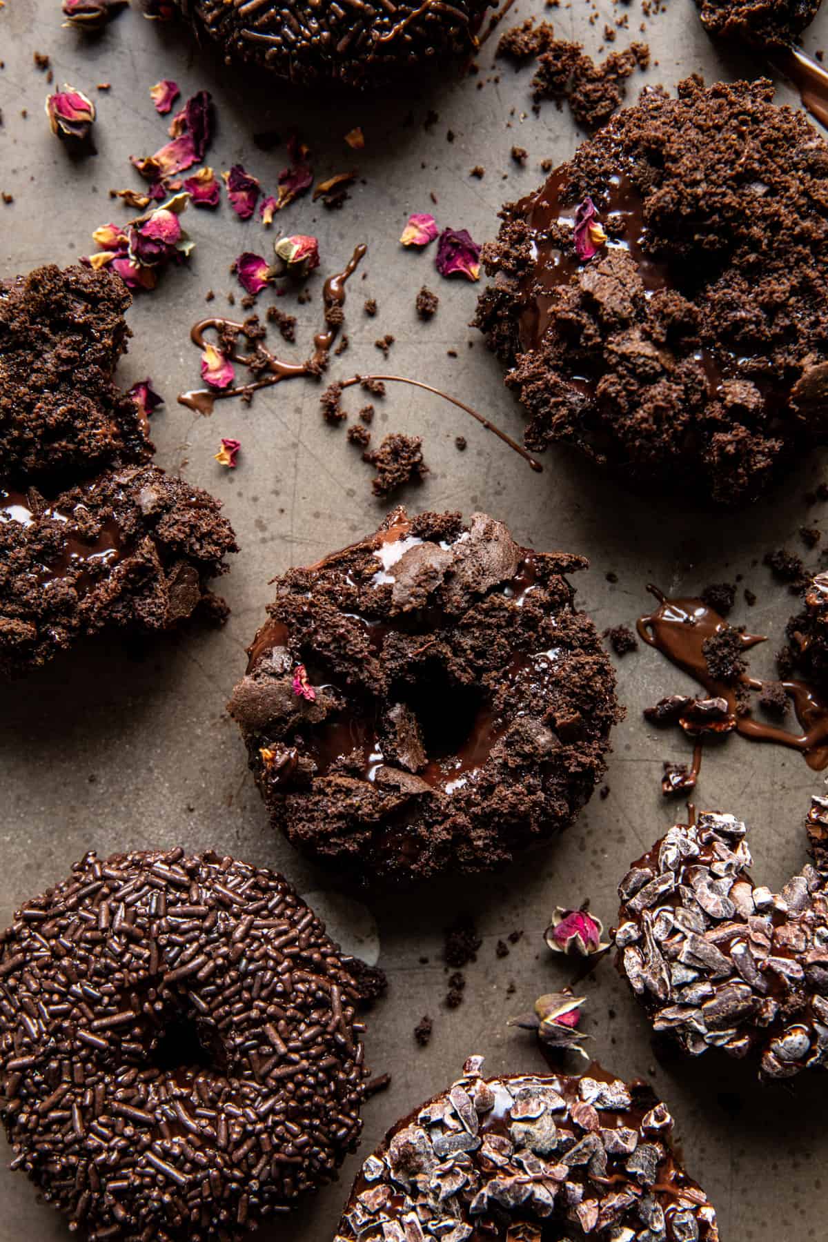 Baked Blackout Doughnuts | halfbakedharvest.com