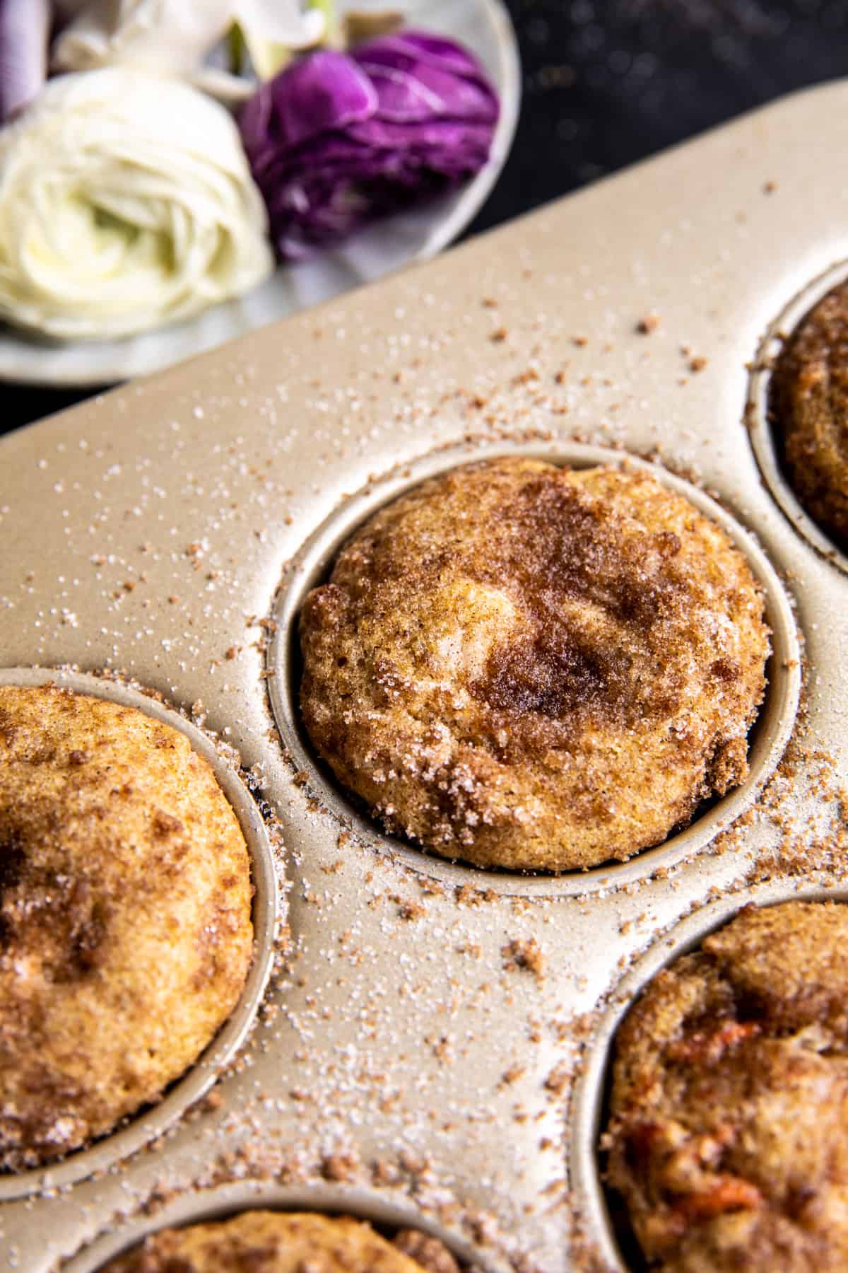Cream Cheese Swirled Cinnamon Carrot Cake Muffins | halfbakedharvest.com