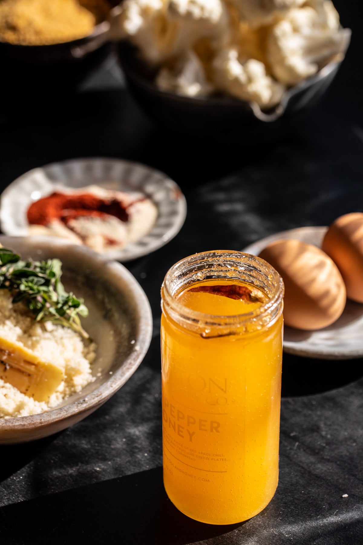 Crunchy Baked Hot Honey Cauliflower | halfbakedharvest.com