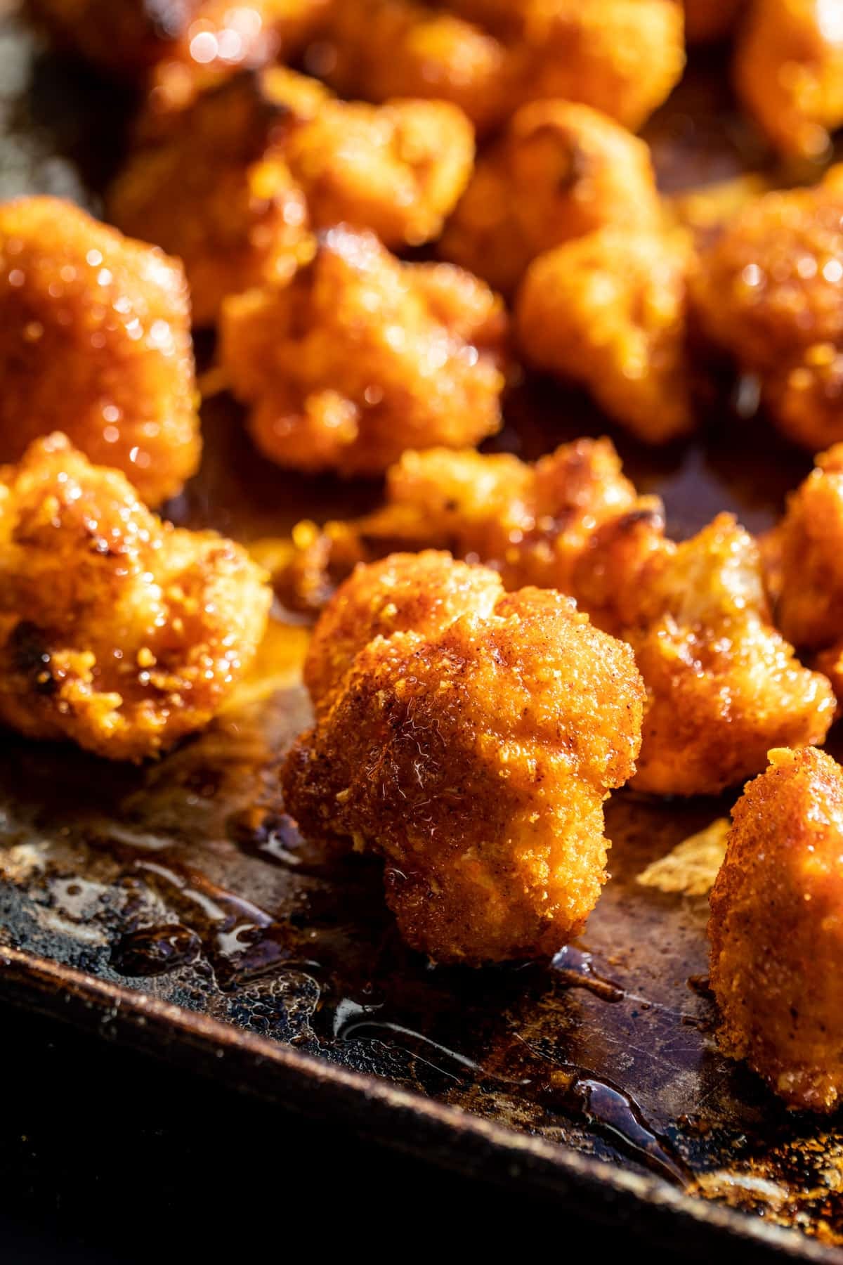 Crunchy Baked Hot Honey Cauliflower | halfbakedharvest.com