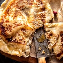 Sesame Gouda Stuffed Naan with Honey | halfbakedharvest.com