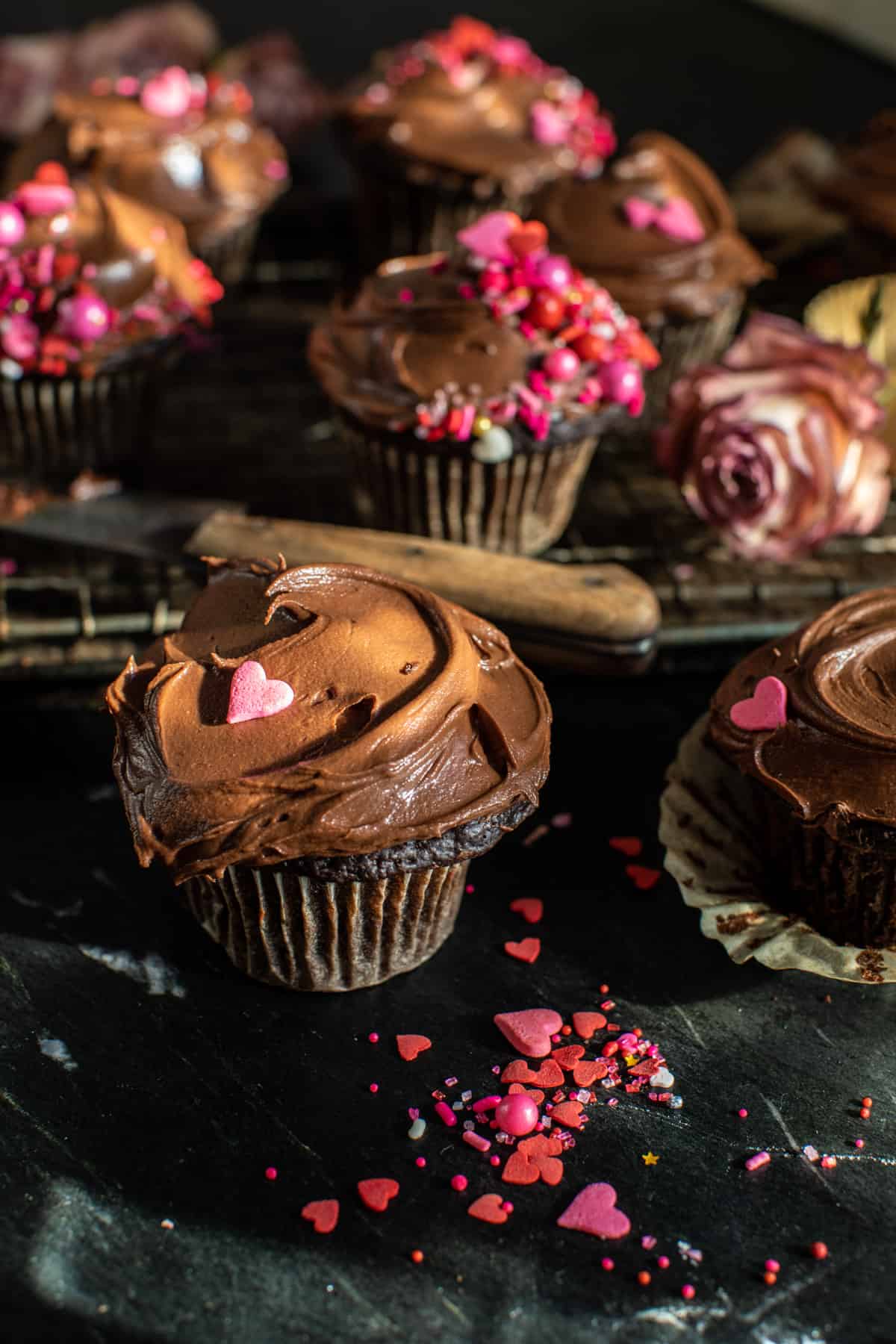 Simple Chocolate Celebration Cupcakes | halfbakedharvest.com
