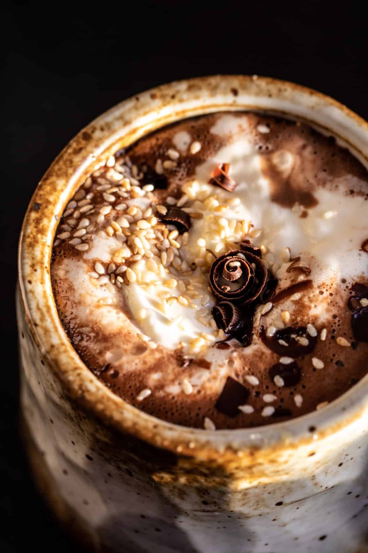 Tahini Hot Chocolate | halfbakedharvest.com