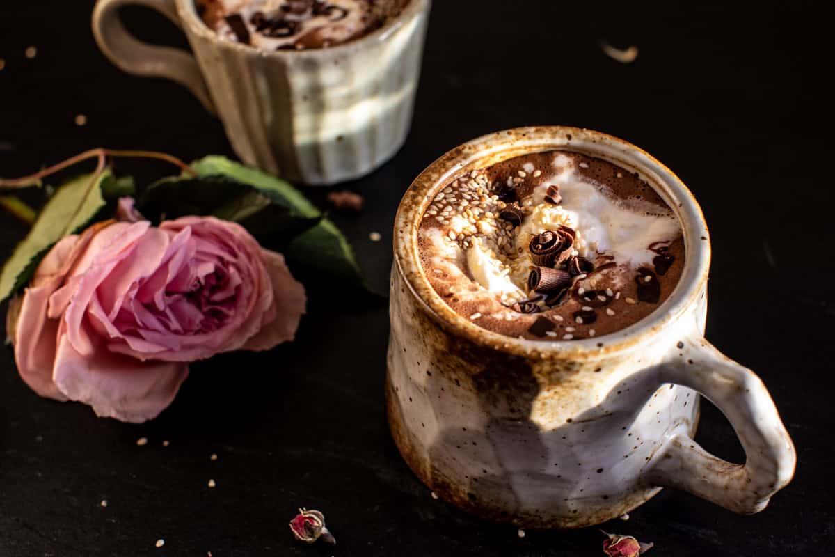 Tahini Hot Chocolate | halfbakedharvest.com