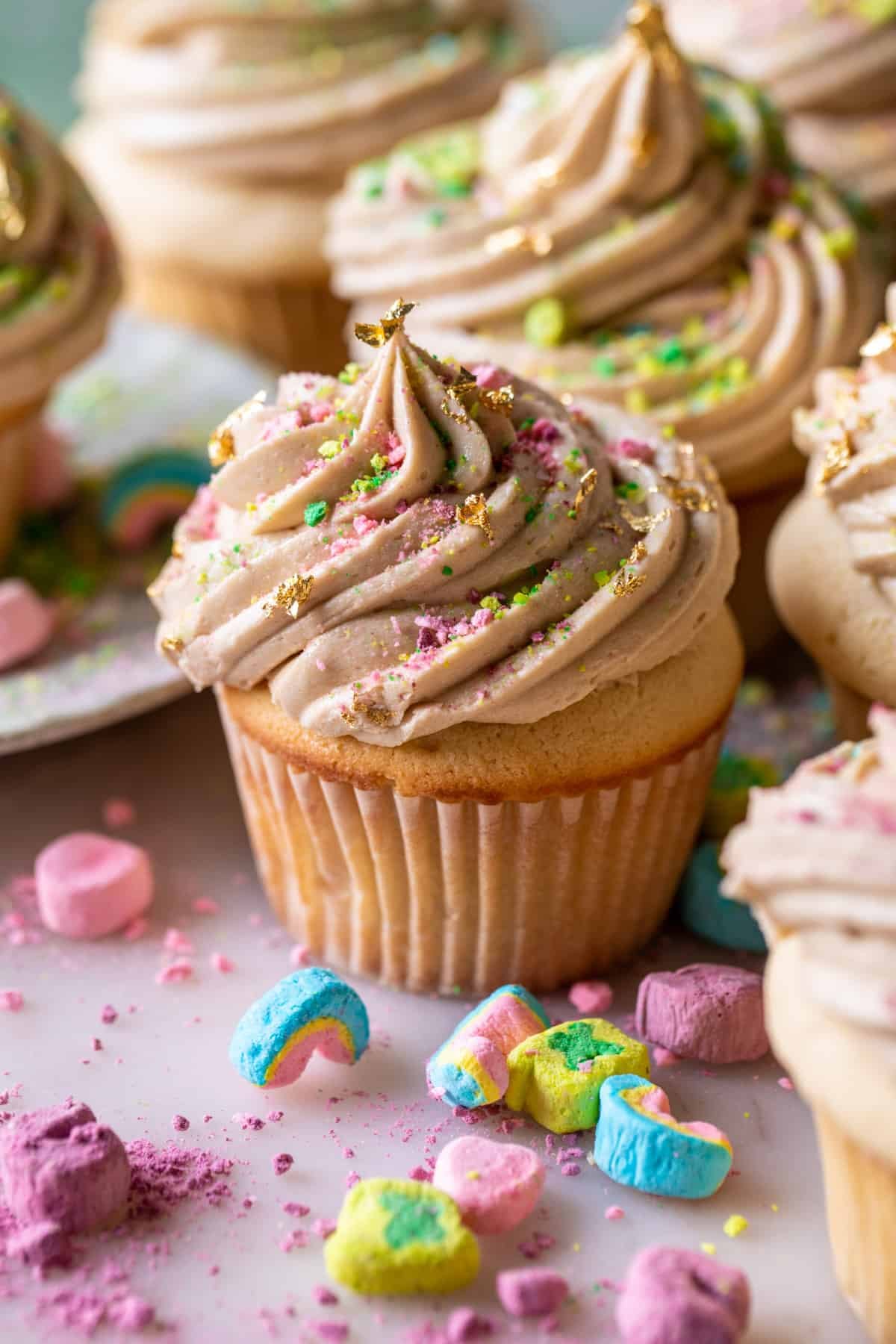 Lucky's Golden Ticket Cupcakes | halfbakedharvest.com