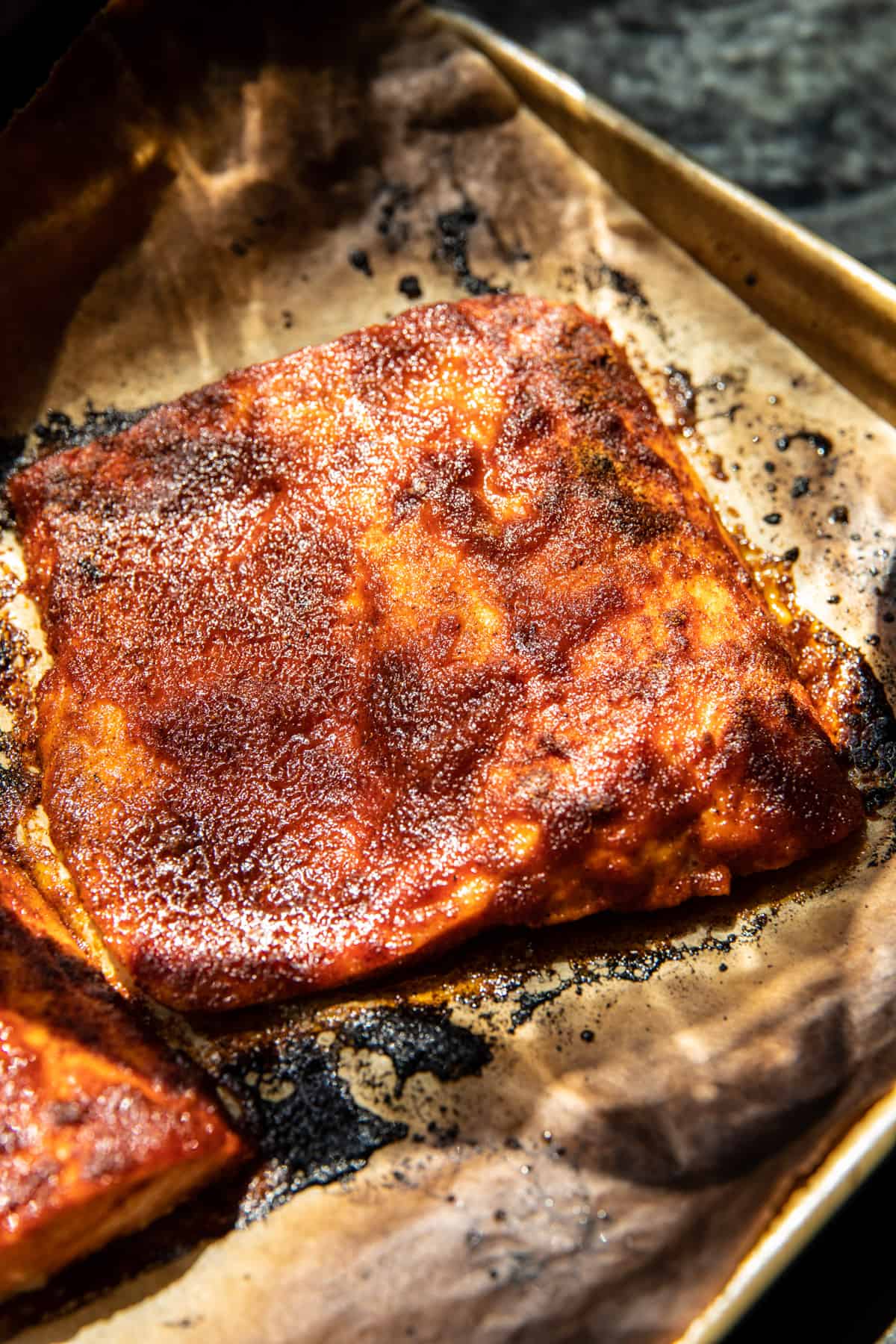 Chili Crisp Salmon Bowl with Avocado Mango Salsa | halfbakedharvest.com