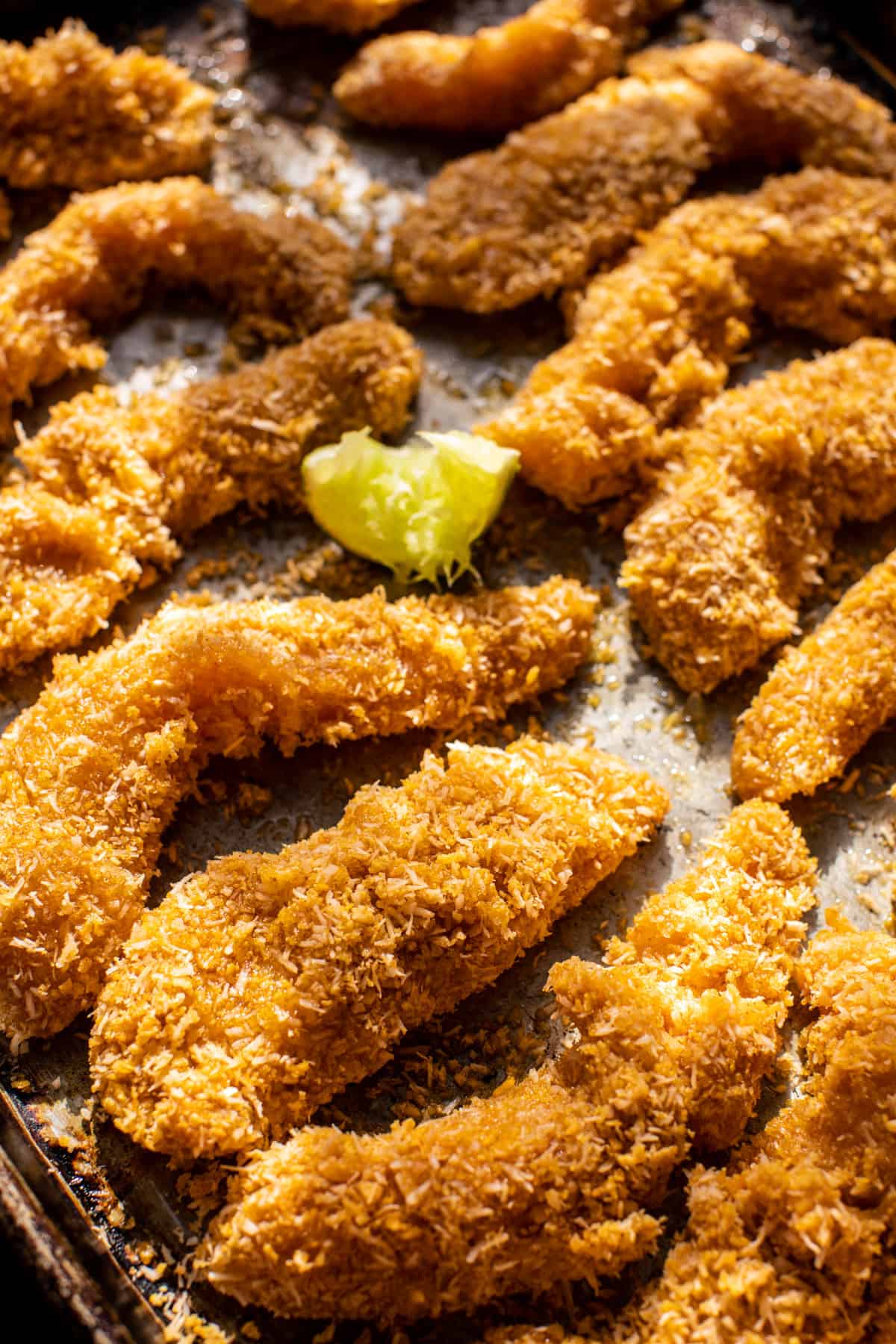 Coconut Chicken Fingers with Bang Bang Sauce | halfbakedharvest.com