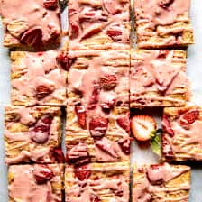 Strawberry White Chocolate Blondies | halfbakedharvest.com