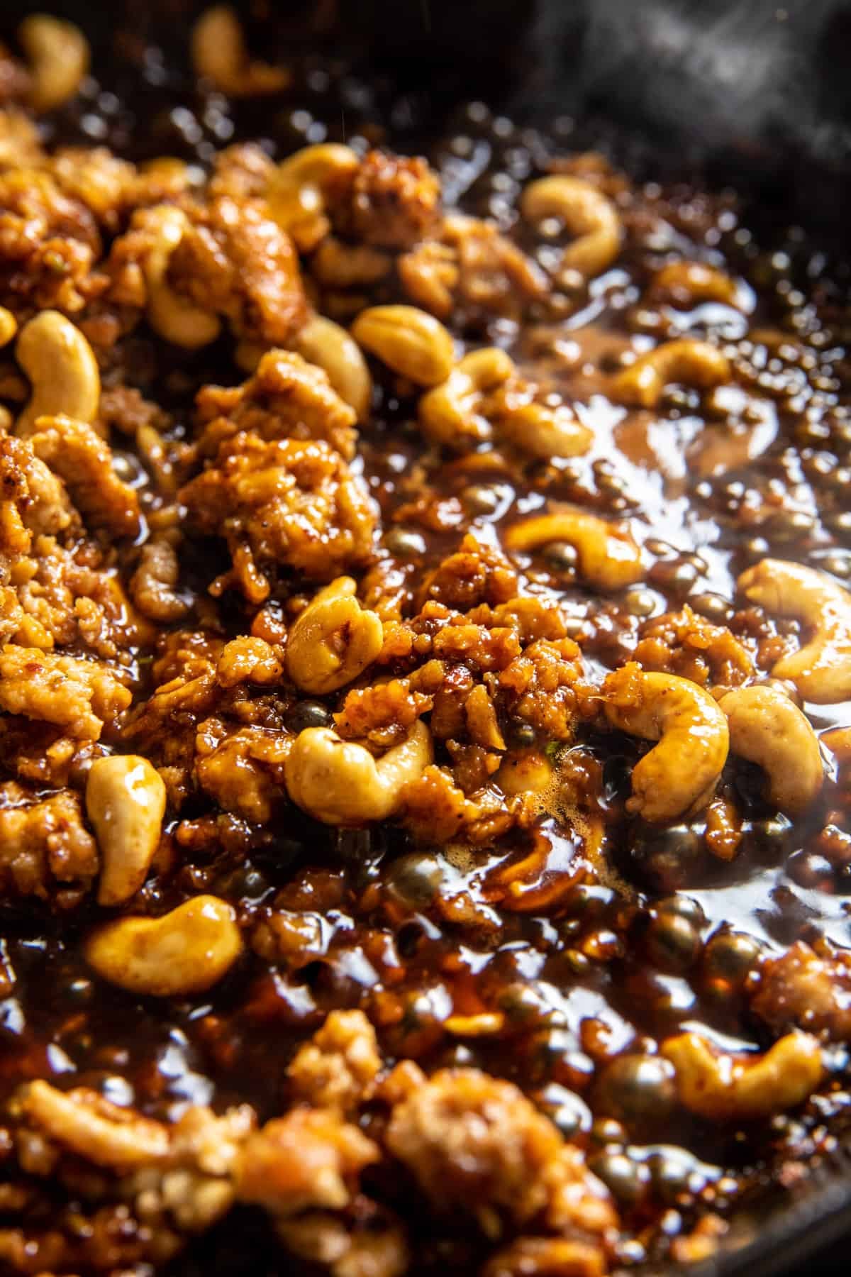 20 Minute Garlic Butter Cashew Chicken | halfbakedharvest.com