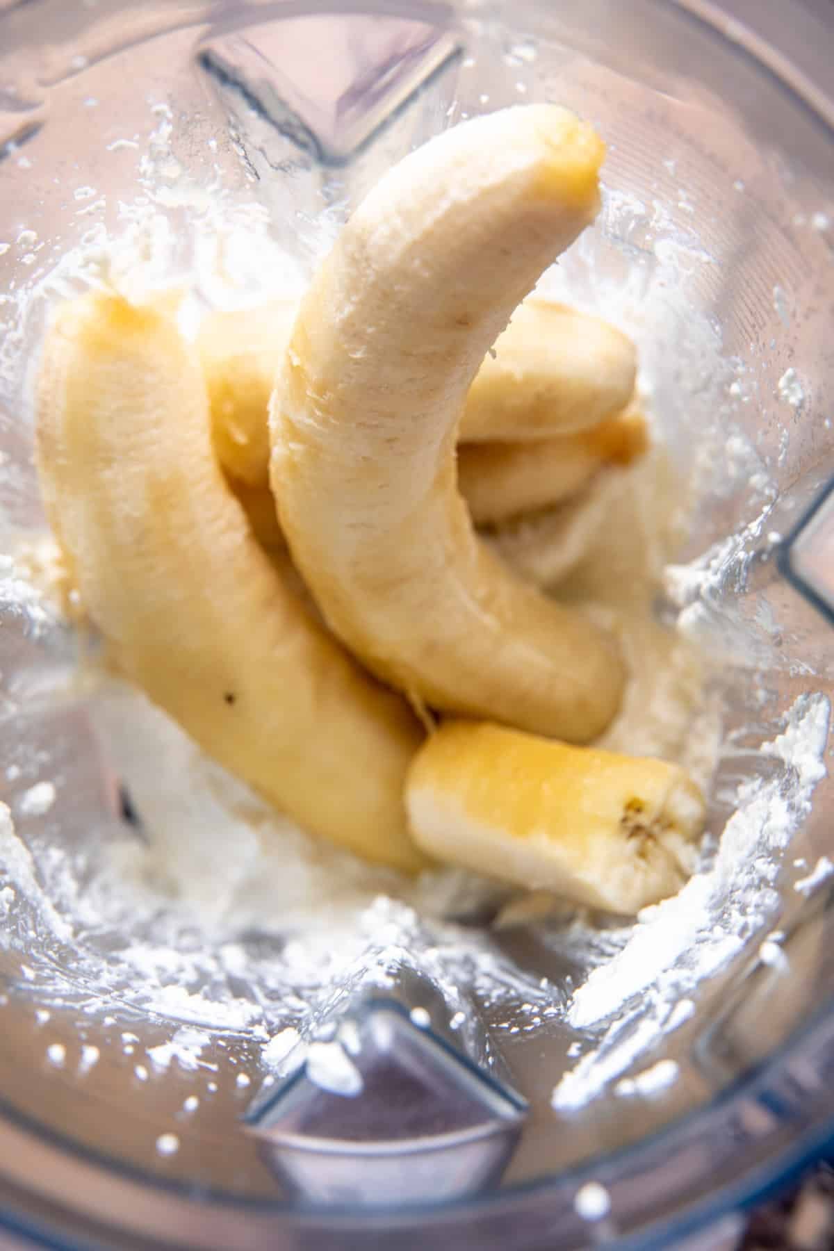 Blender Cottage Cheese Chocolate Chip Peanut Butter Banana Muffins | halfbakedharvest.com