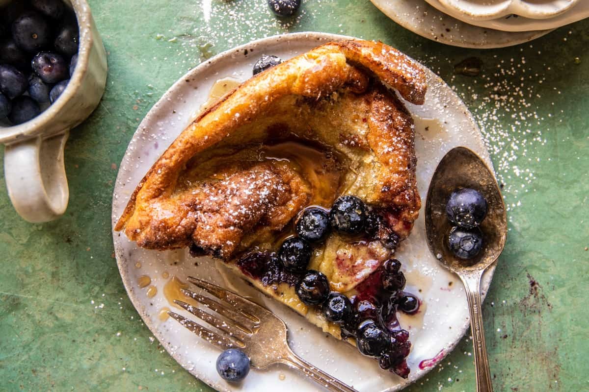 Blueberry Lemon Dutch Baby | halfbakedharvest.com