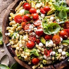 Caprese Caesar Pasta Salad | halfbakedharvest.com