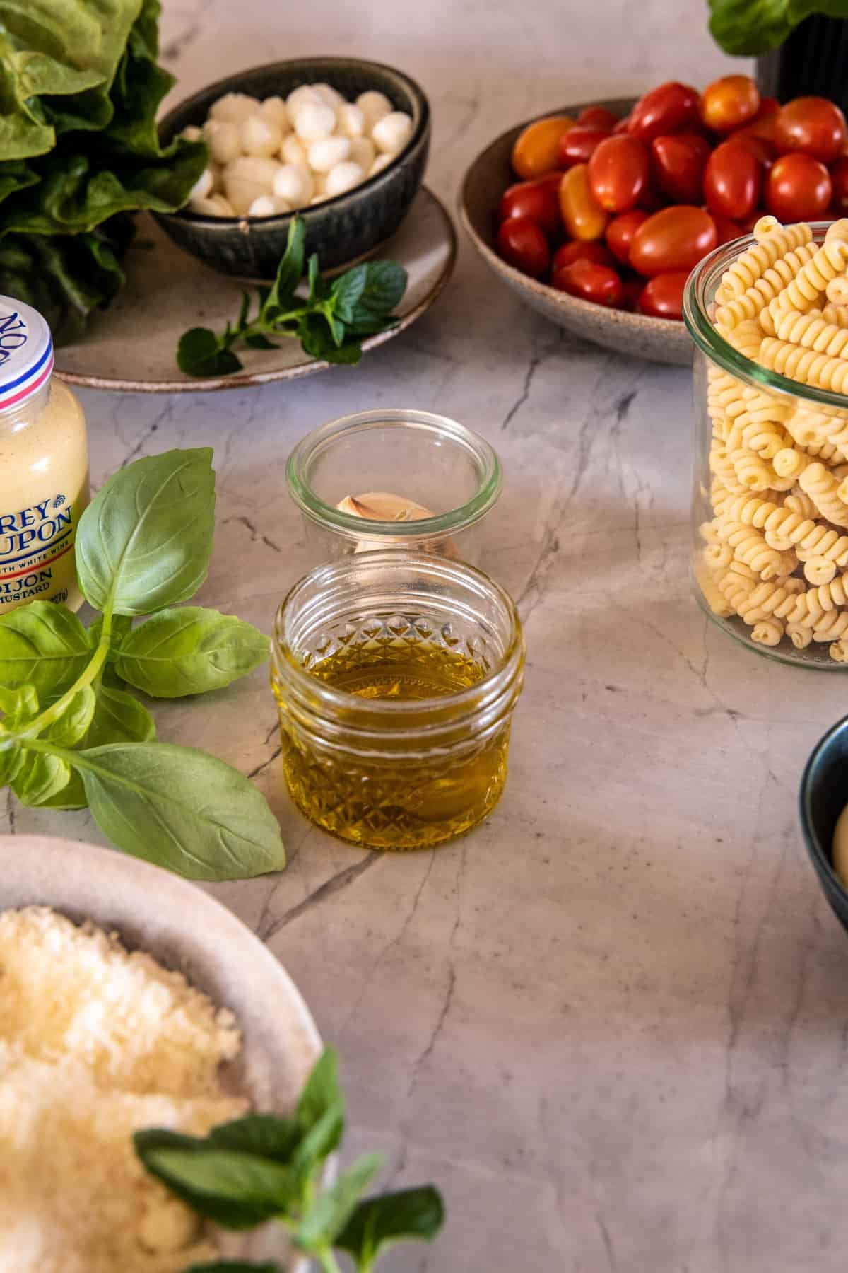 Caprese Caesar Pasta Salad | halfbakedharvest.com