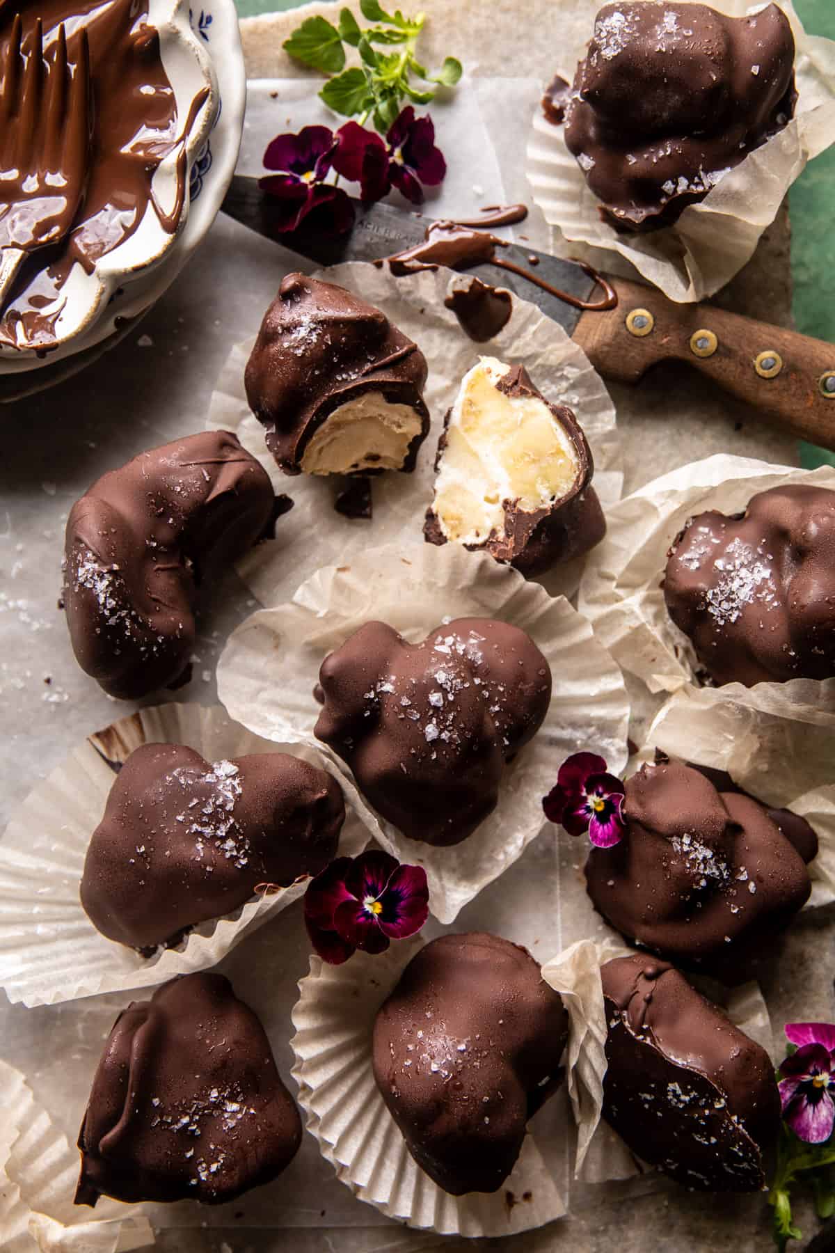 Frozen Chocolate Banana Yogurt Clusters | halfbakedharvest.com