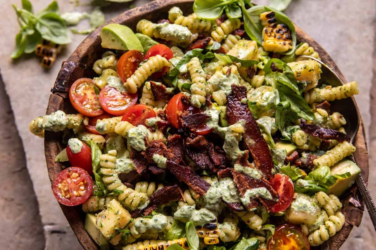 BLT Pasta Salad | halfbakedharvest.com