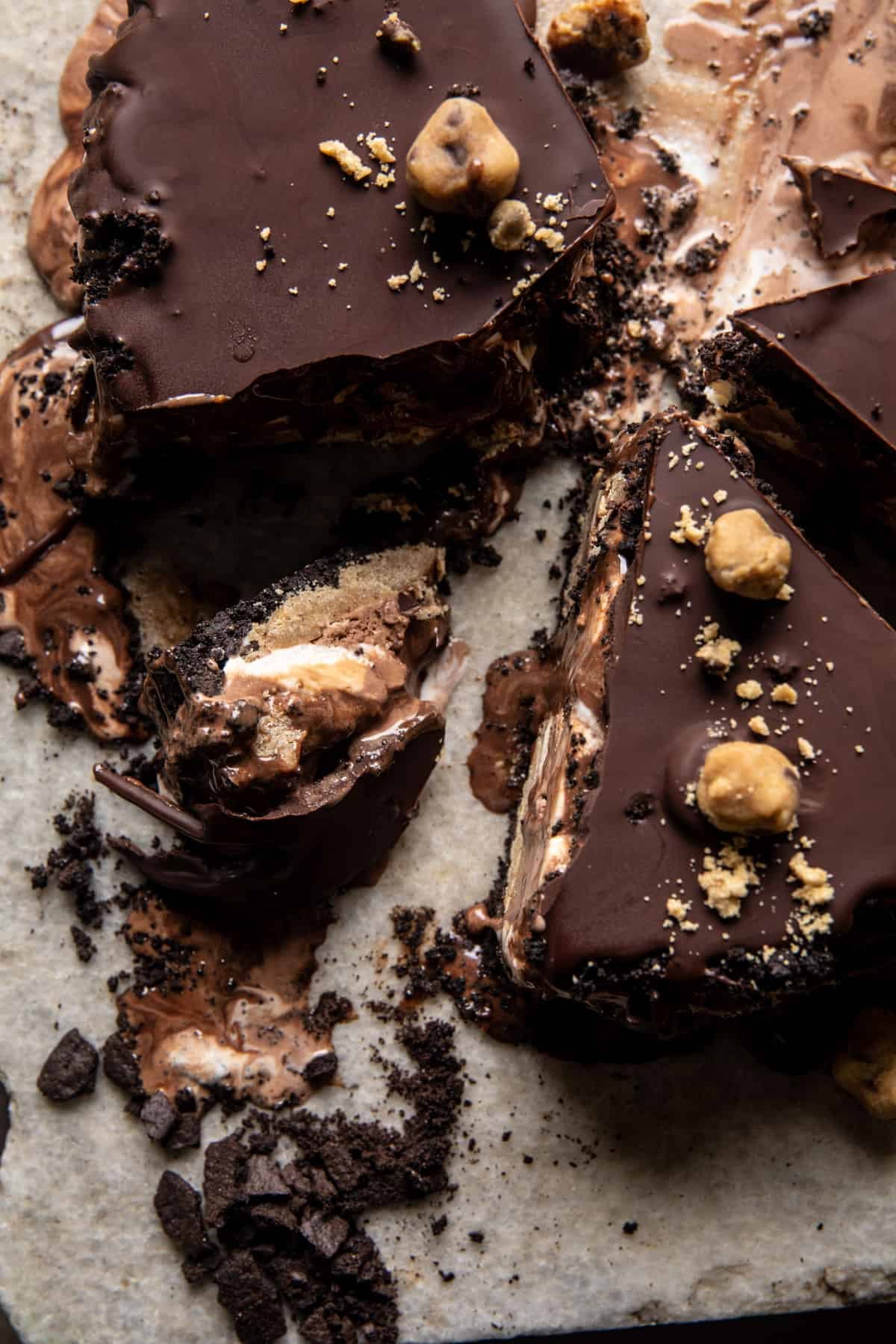 Cookie Dough Ice Cream Cake | halfbakedharvest.com