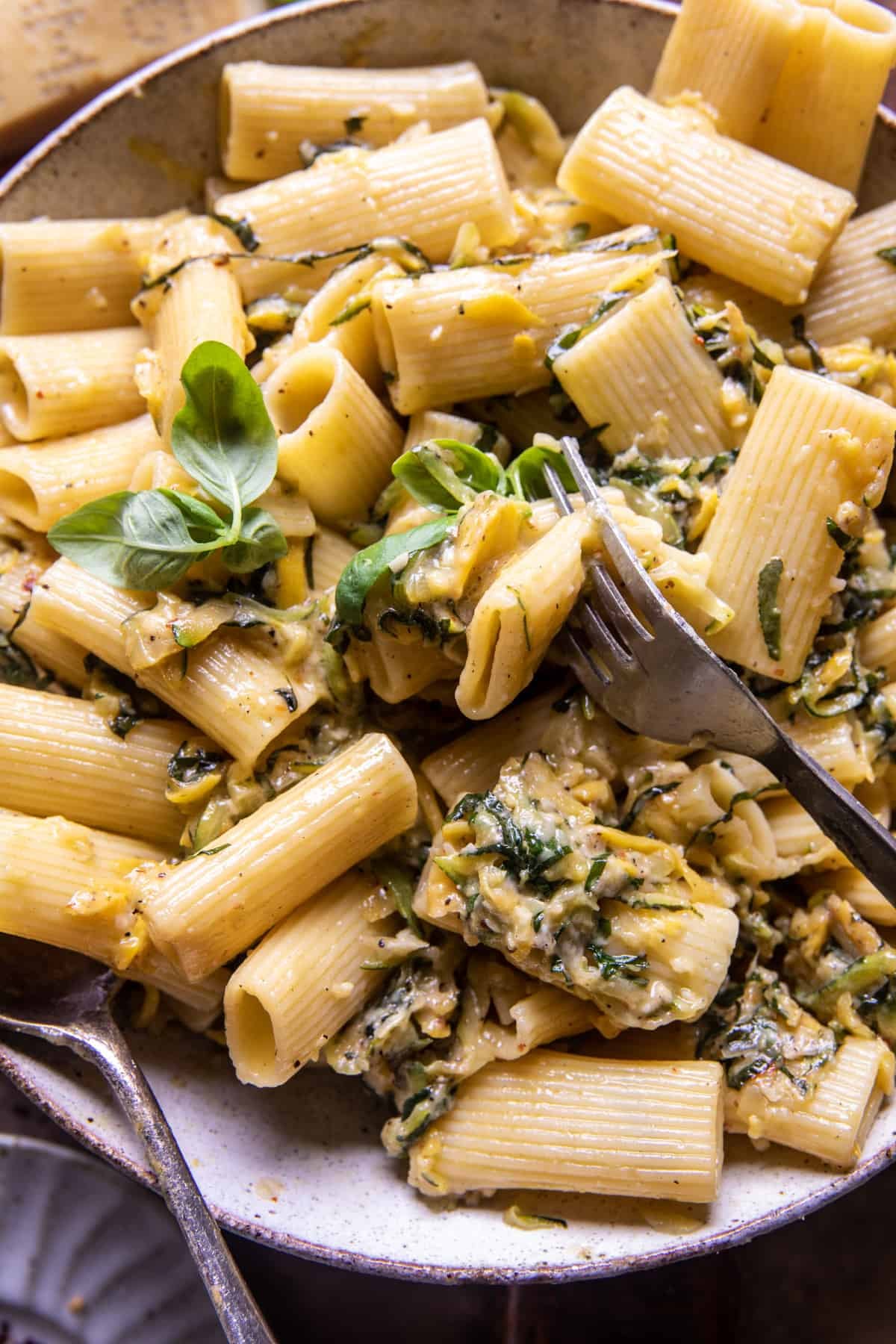 Simplest Zucchini Parmesan Pasta | halfbakedharvest.com