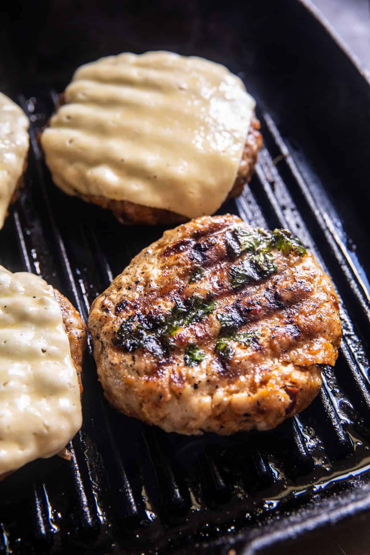 Chipotle Cheddar Chicken Burgers | halfbakedharvest.com