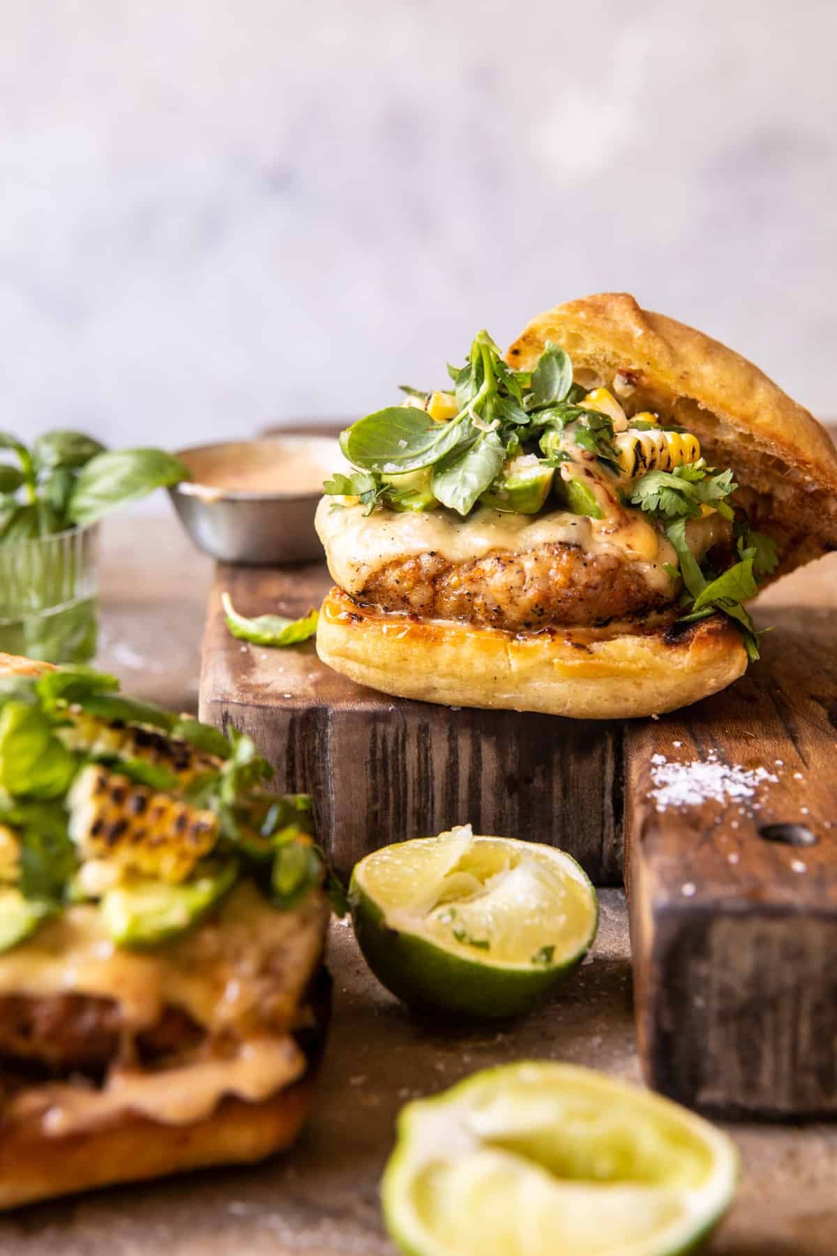 Chipotle Cheddar Chicken Burgers | halfbakedharvest.com