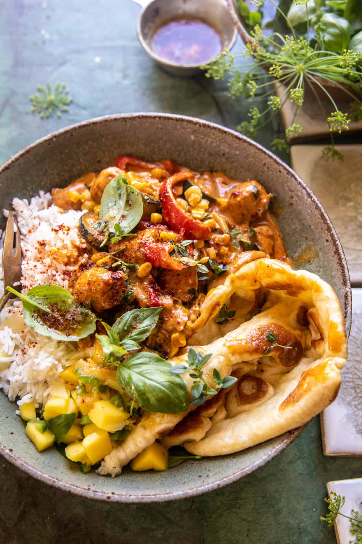 Simple Spicy Summer Coconut Chicken Curry | halfbakedharvest.com