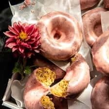Baked Strawberry Glazed Doughnut | halfbakedharvest.com