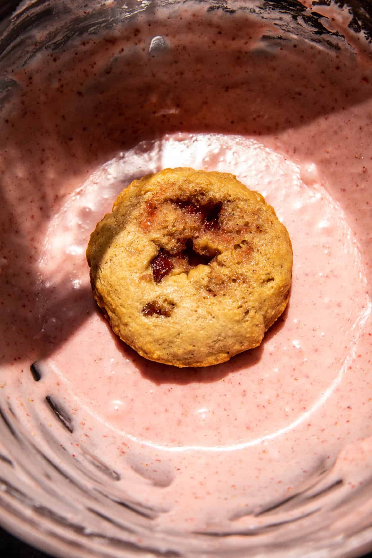Baked Strawberry Glazed Doughnut | halfbakedharvest.com