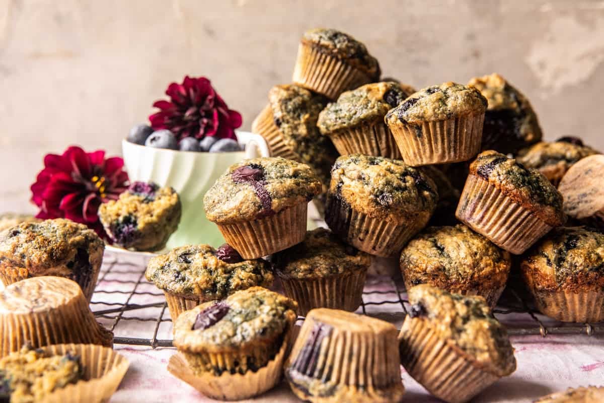 Mini Blueberry Muffins | halfbakedharvest.com