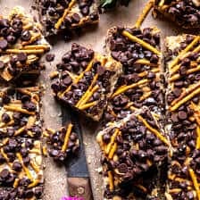 Oatmeal Cookie Magic Bars | halfbakedharvest.com