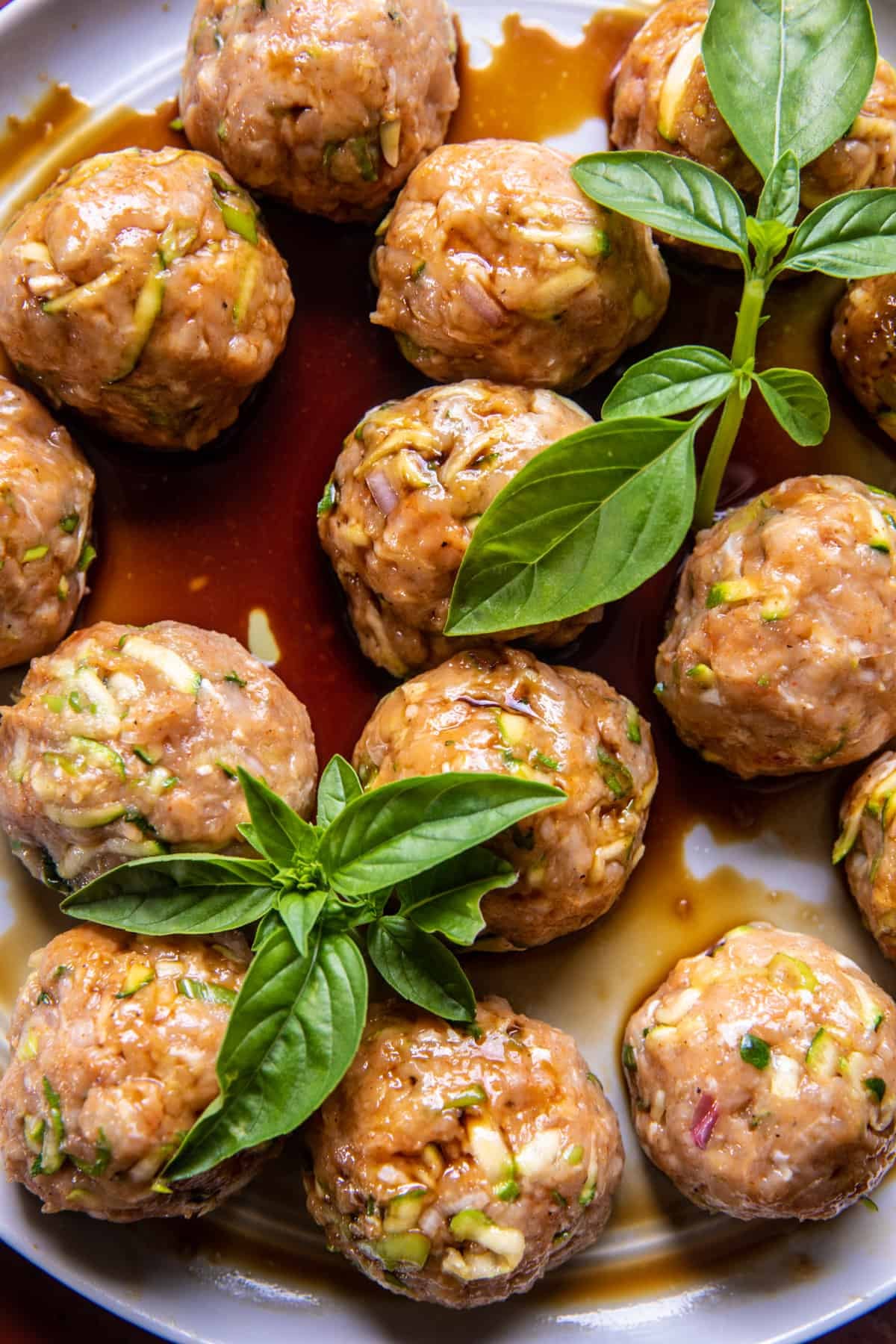 Simple Thai Chicken Zucchini Meatball Curry | halfbakedharvest.com