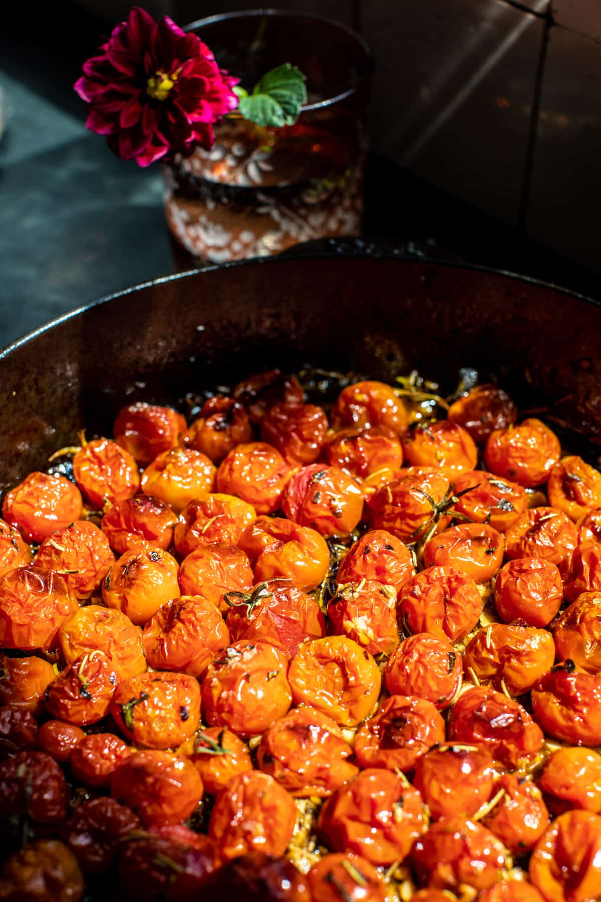 Tomato Burrata Pepperoni Pizza Dip | halfbakedharvest.com