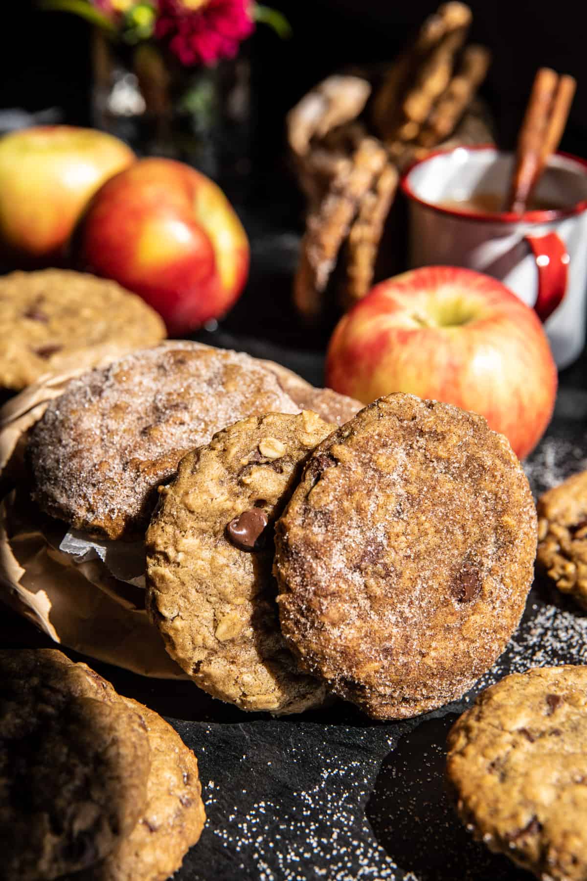 Apple Cider Doughnut Cookies | halfbakedharvest.com