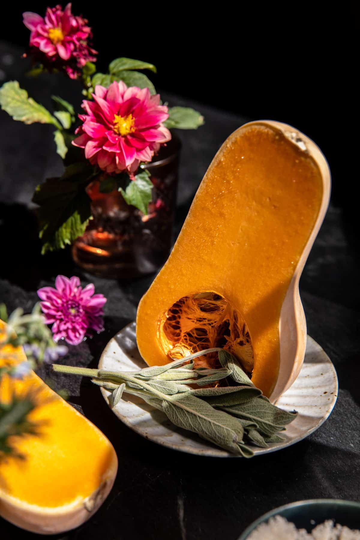 Roasted Butternut Squash and Sun-Dried Tomato Chicken Pasta | halfbakedharvest.com