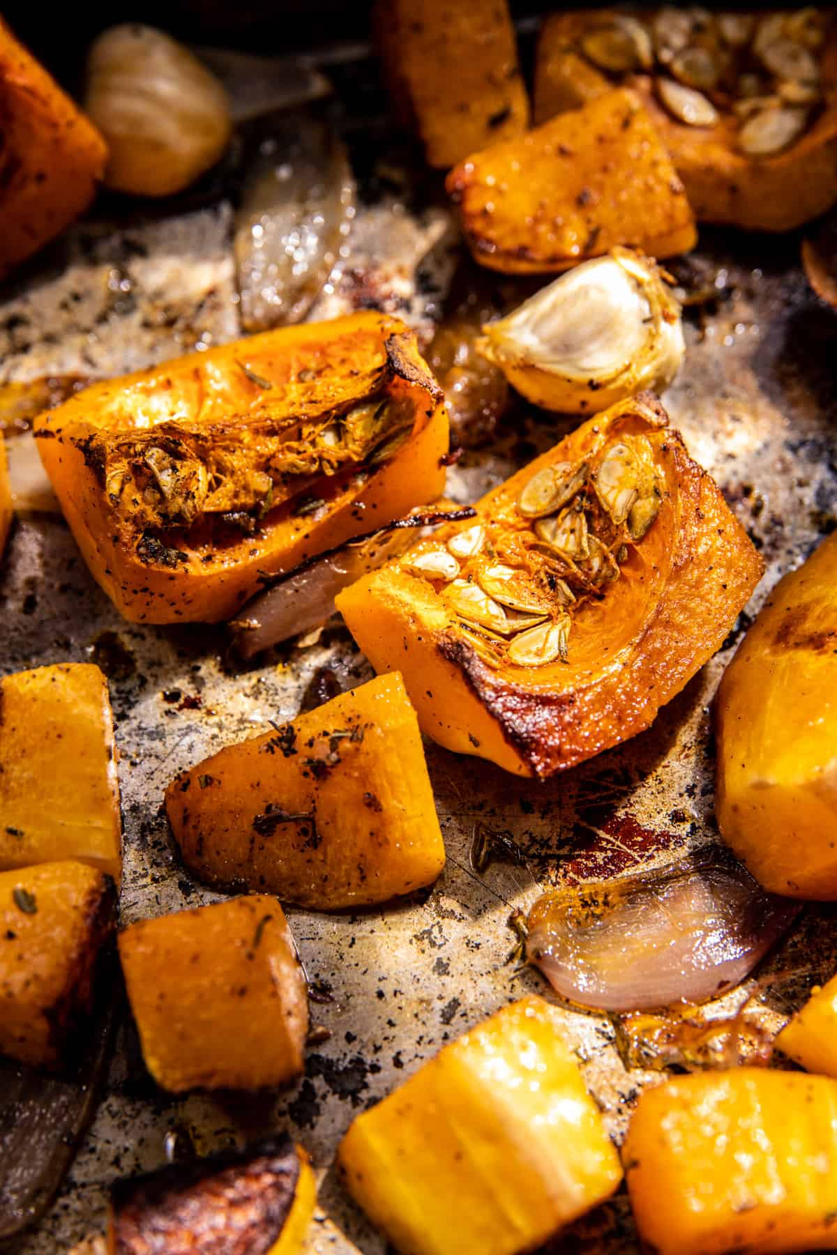 Roasted Butternut Squash and Sun-Dried Tomato Chicken Pasta | halfbakedharvest.com
