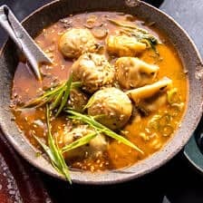 20 Minute Hidden Veggie Chicken Dumpling Soup | halfbakedharvest.com