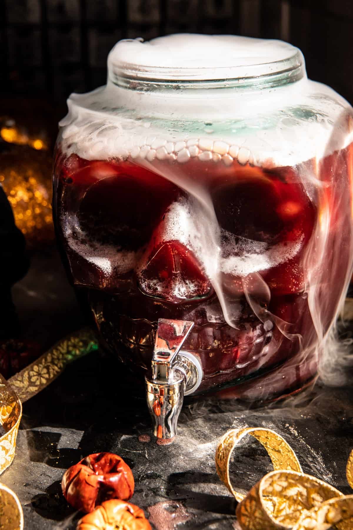 Enchanted Graveyard Pomegranate Punch | halfbakedharvest.com