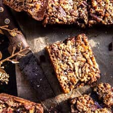 Gooey Pecan Pie Brownies| halfbakedharvest.com