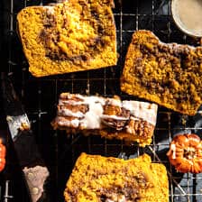 Pumpkin Butter Cinnamon Roll Bread | halfbakedhavrest.com