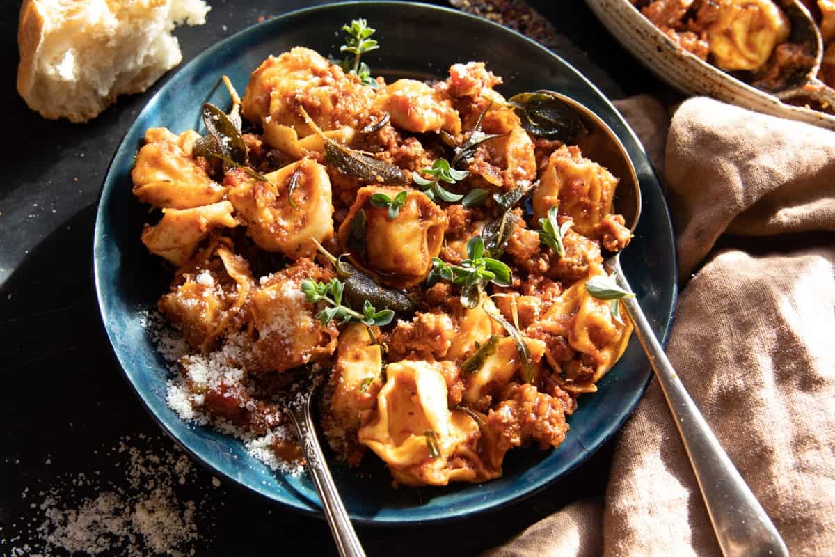 Quick Tortellini Bolognese | halfbakedharvest.com
