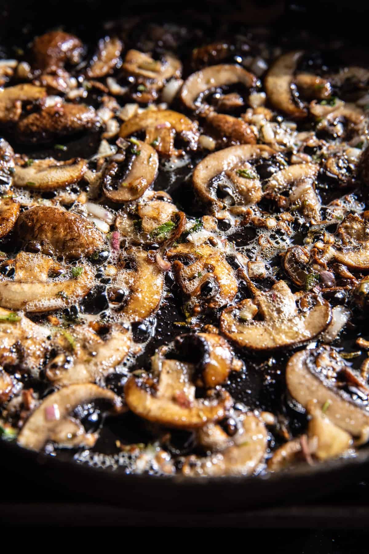 Smothered Chicken in Mushroom Wine Pan Sauce | halfbakedharvest.com