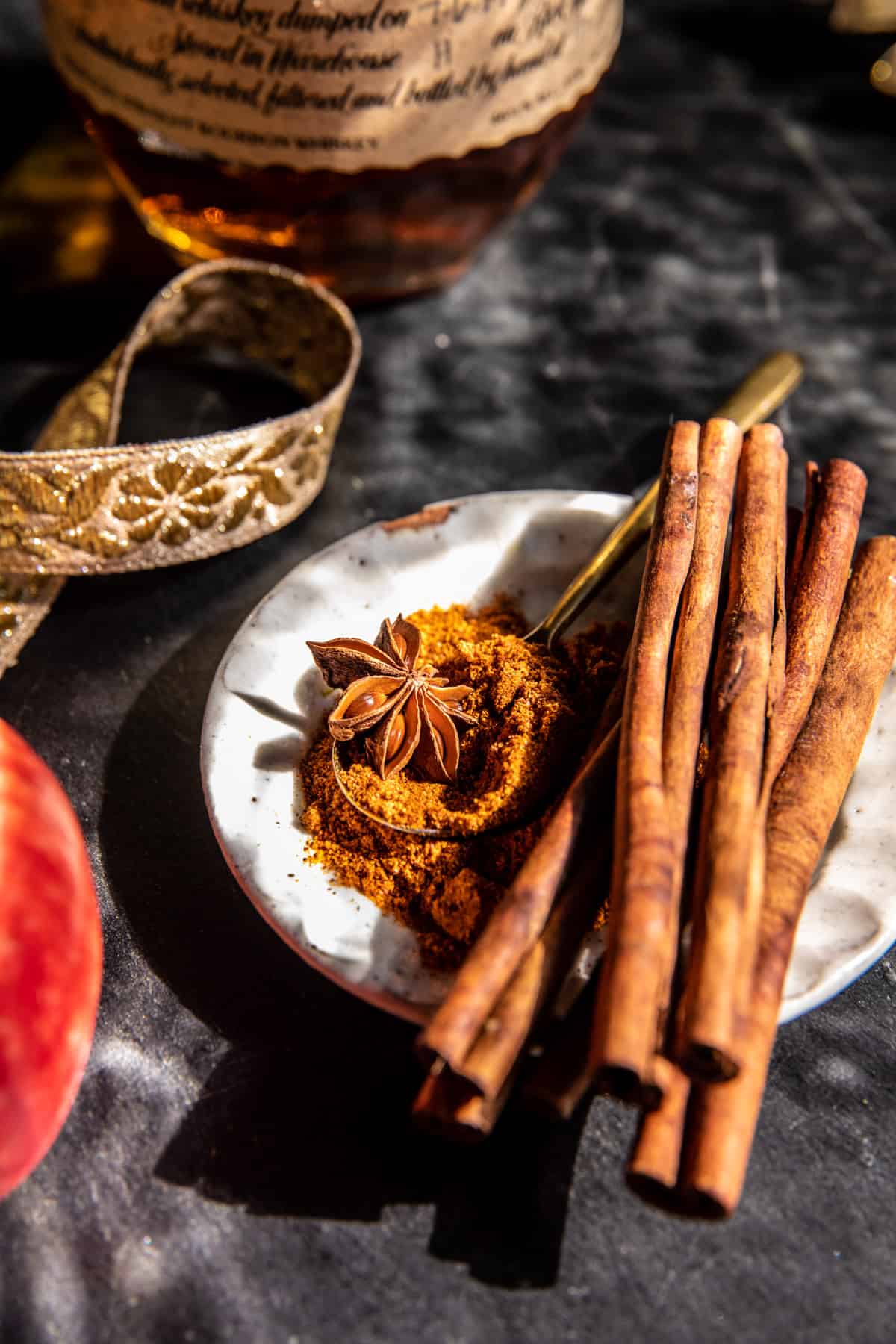 Cinnamon Apple Bourbon Smash | halfbakedharvest.com