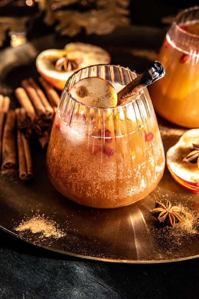 Cinnamon Apple Bourbon Smash | halfbakedharvest.com