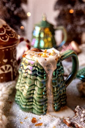 Gingerbread Chai Brûlée Latte | halfbakedharvest.com