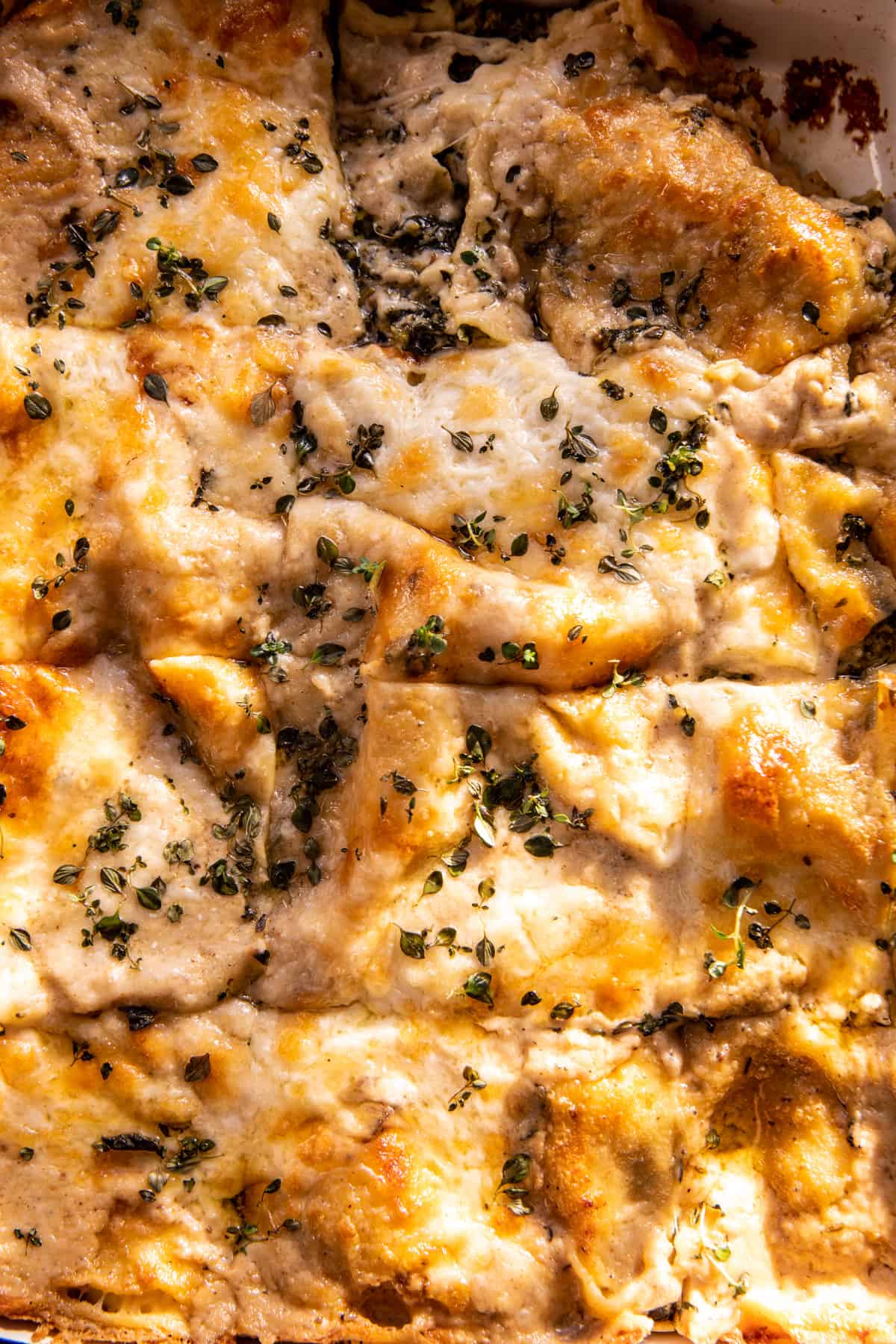 Brown Butter Pesto Spinach Soufflé Lasagna | halfbakedharvest.com