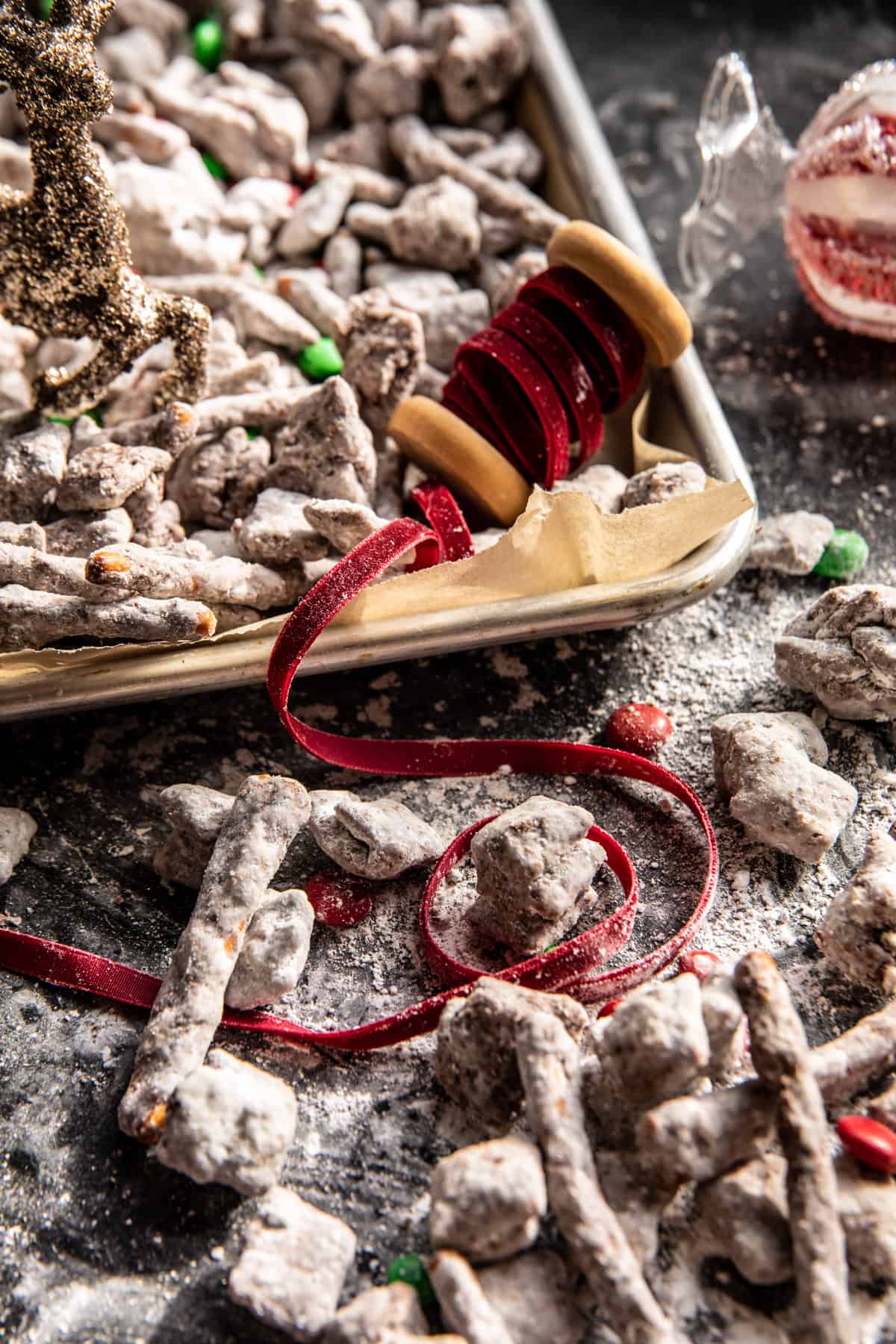 Christmas Puppy Chow | halfbakedharvest.com